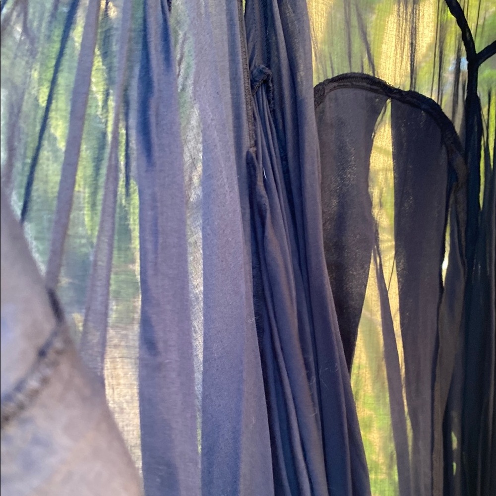 Ter et Tartine Blue Sleeveless High Low Sundress - Picture 9 of 16